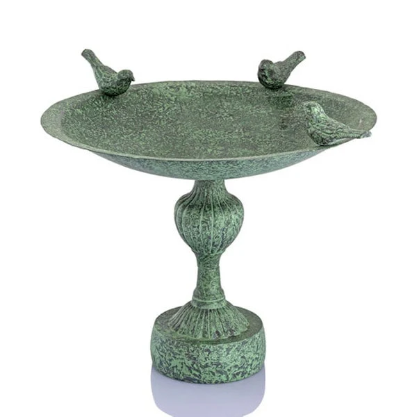 Three Little Birds Birdbath Sculpture - Image 4