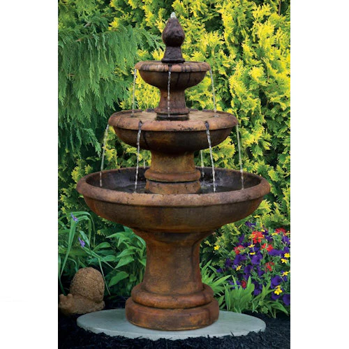 Three Tier Picasso Fountain 50.25" High - Image 2