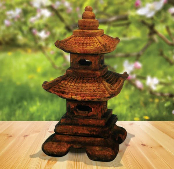 Tier Great Pagoda Sculptural Lantern 36" H