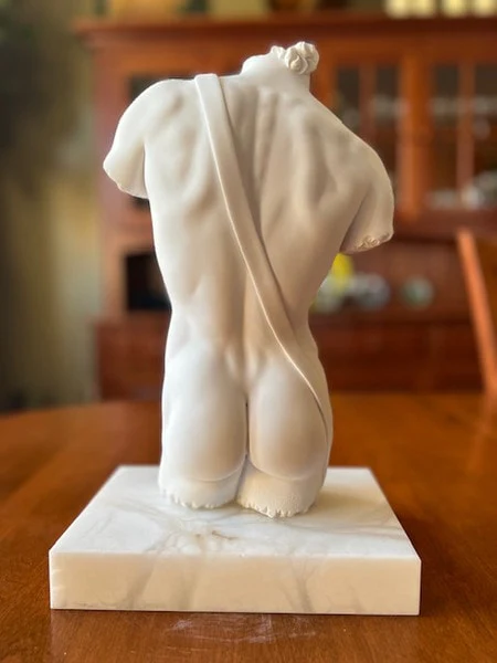 Torso of David by Michelangelo Marble Statue - Image 4