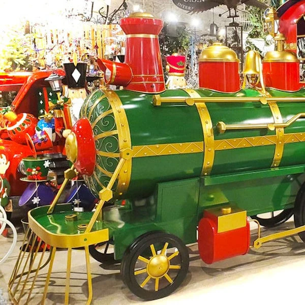 Train with Cart Christmas Display - Image 7