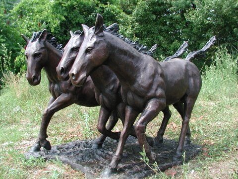 Triple Horse Table Base - Image 3