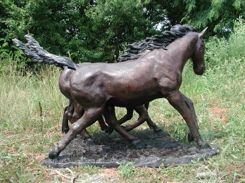Triple Horse Table Base - Image 4
