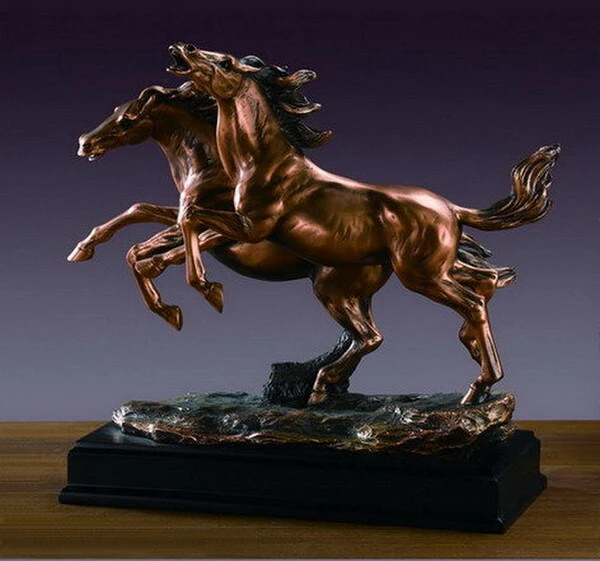 Double Horse Sculpture