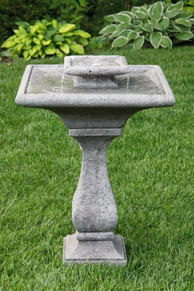 Two Tier Chelsea Glow Square Fountain with Light