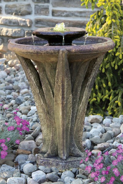 Two Tier Meadow Glow Fountain - Image 2