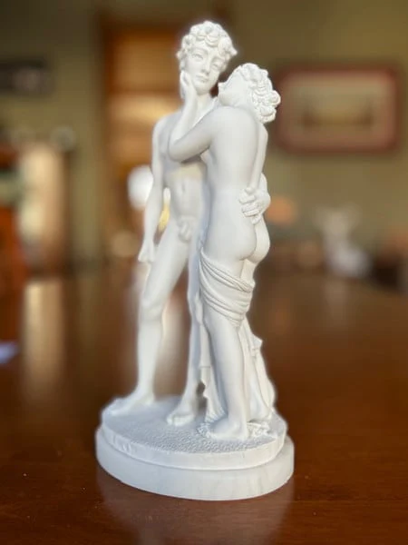 Venus and Adonis Marble Sculpture - Image 2