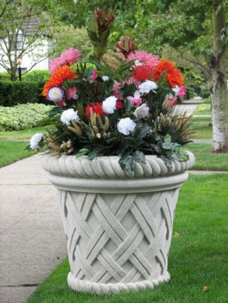 Vicenza Basket Urn 26" Wide X 25" High