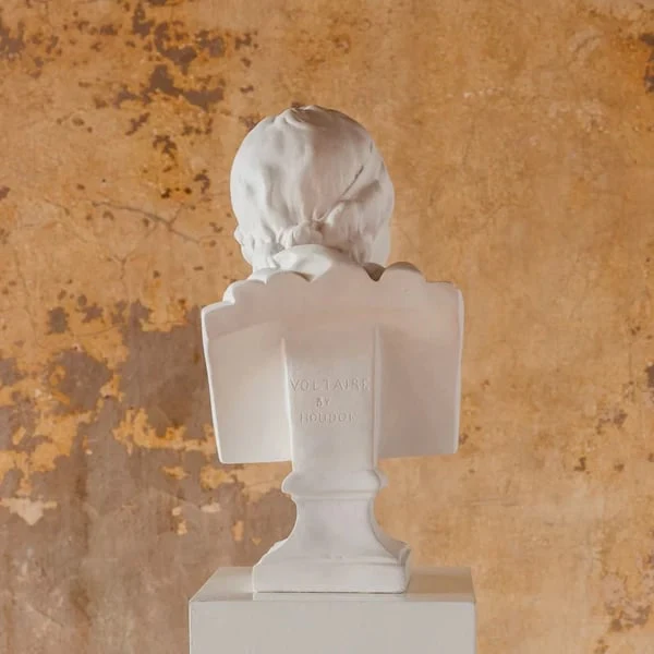 Voltaire Bust by Houdon Sculpture 26" High - Image 4