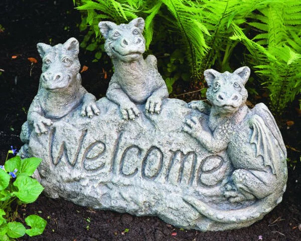 Welcome Dragons Sculpture - Image 3