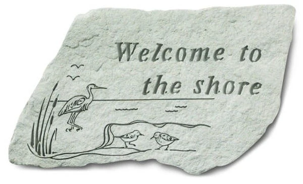 Welcome To The Shore W/heron & Cattail