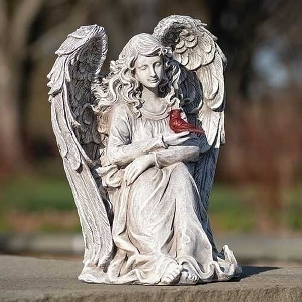 Cardinal Memorial Garden Angel Statue 11" High