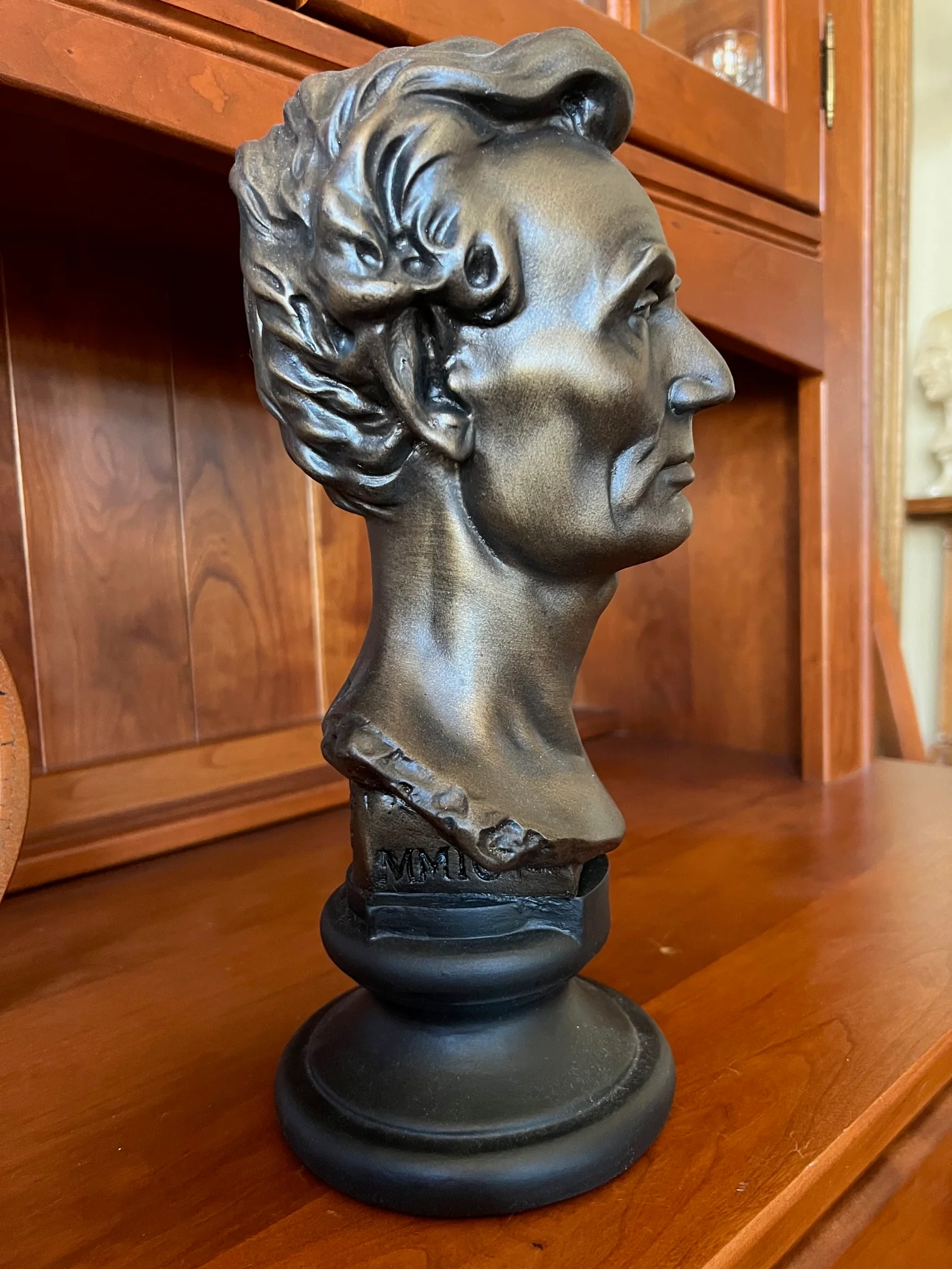 Young Abe Lincoln 13" High Bust Volk Sculpture - Image 2