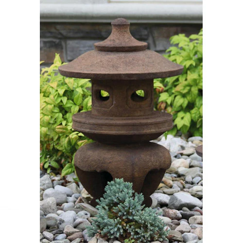 Zhangbi Pagoda Lantern Cement Garden Sculpture - Image 2