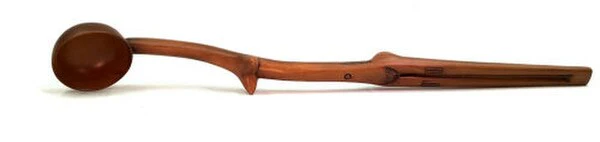 Zulu African Ceremonial Spoon With Stand Sculpture - Image 5